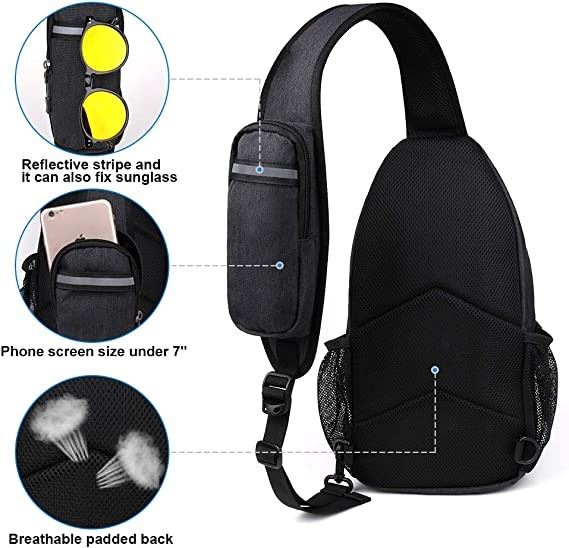 WATERFLY Crossbody Sling Backpack