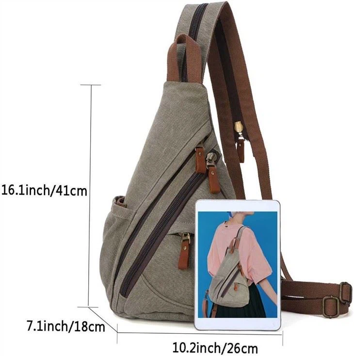 Canvas Sling Bag