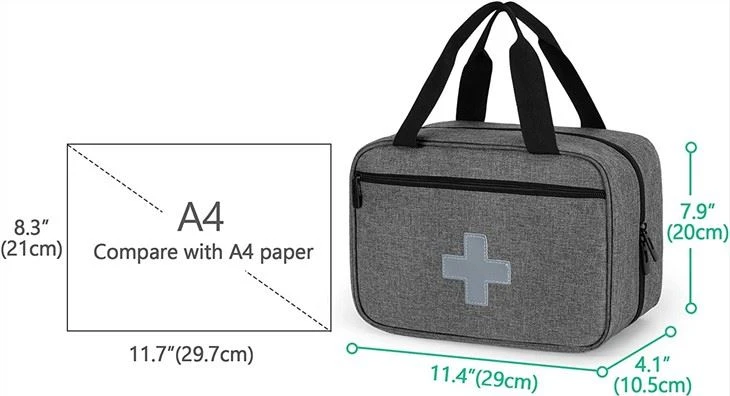 Emergency Trauma Kit Organizer Bag