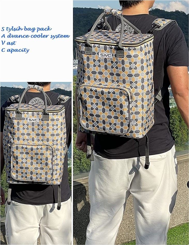 Insulated Shopping Bag With Wheels