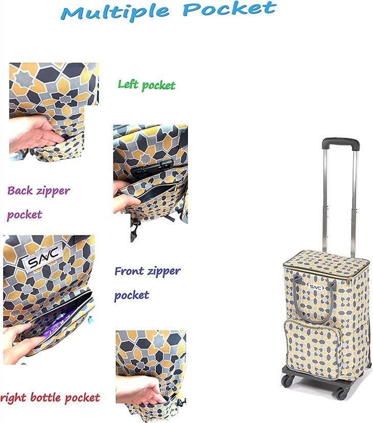 Insulated Shopping Bag With Wheels