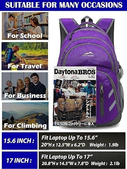 Hiking Bag With 4 Zipper Pockets