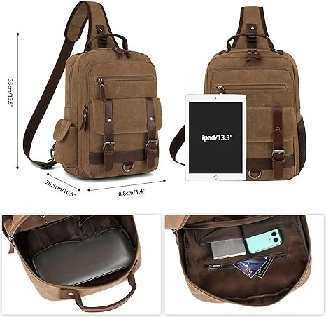 Retro Casual Waterproof Messenger Bag
